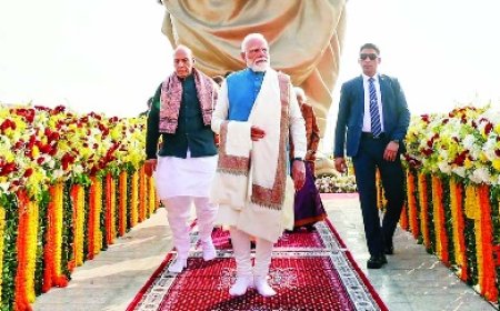 राष्ट्र प्रेरणा स्थल के उद्घाटन पर पीएम मोदी का कांग्रेस पर हमला,बोले भाजपा को 370 खत्म करने का गर्व 