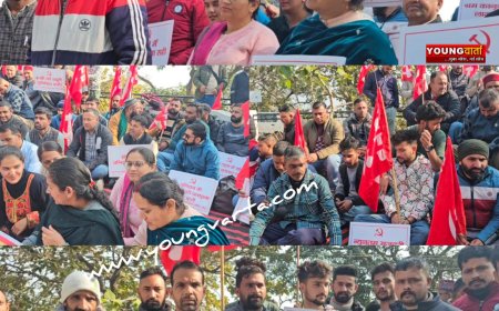 नाहन में 102 और 108 एंबुलेंस कर्मचारीयों की हड़ताल लगातार जारी , कर्मियों ने  कंपनी और सरकार पर लगाए अनदेखी के आरोप 