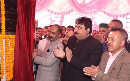 पंचायती राज मंत्री अनिरुद्ध सिंह ने चौपाल में लगभग 2 करोड़ की विकासात्मक परियोजनाओं का किया लोकार्पण