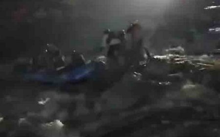 भुंतर के समीप राफ्ट में फंसे पर्यटकों को सुरक्षित बाहर निकाला  