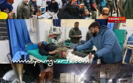 जलविद्युत परियोजना की सुरंग में टकराई दो लोको ट्रेन , 86 से अधिक मजदूर और अधिकारी घायल 