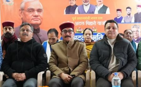 अटल जी ने राजनीति को मर्यादा, संवाद और विकास से जोड़ा,आज भी देश उन्हें मानता आदर्श  : विपिन परमार