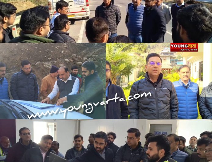 हिमाचल में चल रहे नेशनल हाईवे के कार्यों के लिए उत्तराखंड सरकार के सचिव ने थपथाई पीठ