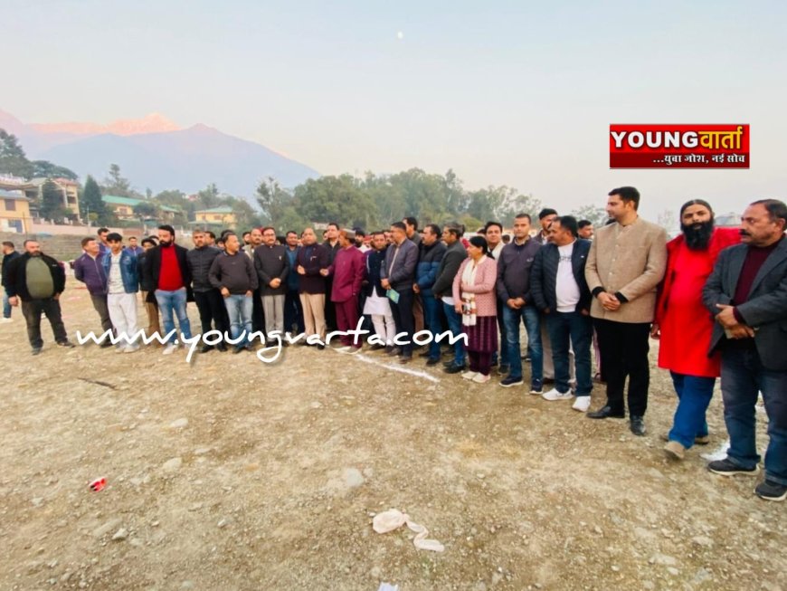 कार्यकर्ताओं के साथ रैली ग्राउंड पहुंचे जयराम ठाकुर , लिया तैयारियों का जायजा 