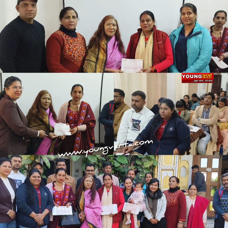 इंदिरा गांधी बालिका सुरक्षा योजना के तहत लाभार्थियों को वितरित की एफडी , कार्यक्रम में पांच पात्र दंपतियों को दी एफडी