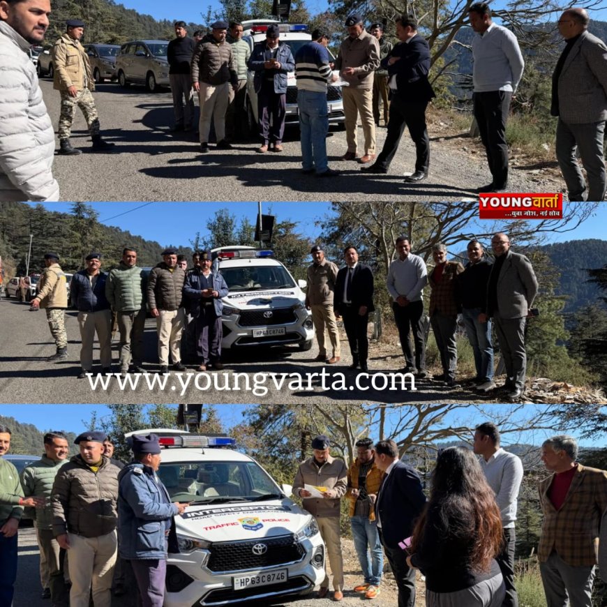 यातायात नियमों का पालन करें सभी पर्यटक , सड़क सुरक्षा जागरूकता अभियान में डीसी एसपी ने संभाला मोर्चा 