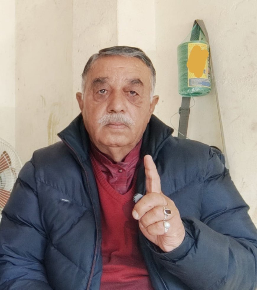 कांग्रेस अध्यक्ष विनय कुमार देख रहे मुंगेरीलाल के हसीन सपने : मेला राम शर्मा