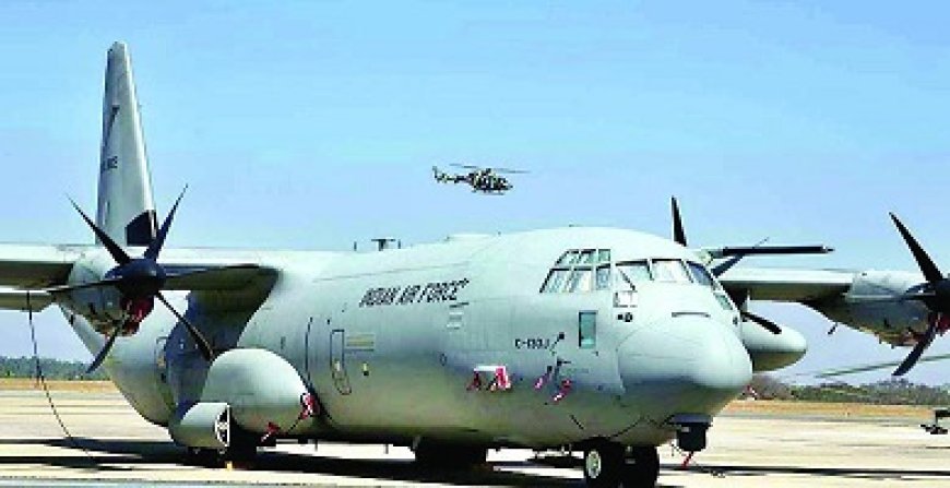 भारतीय वायुसेना के सबसे भरोसेमंद विमान सी-130जे सुपर हरक्यूलिस की अब भारत में ही भारी मरम्मत