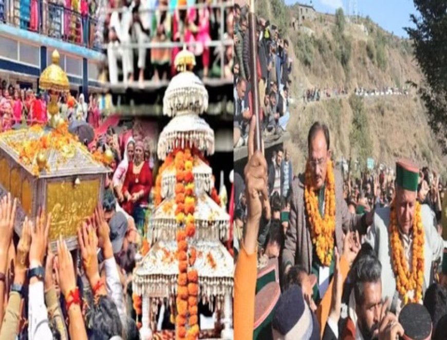 उत्तराखंड से सिरमौर के लिए निकले चालदा महासू महारा,सिरमौर के ग्रामीणों के चेहरे पर ख़ुशी 