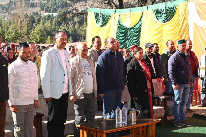 रसातल में गई सुक्खू सरकार की लोकप्रियता : जयराम ठाकुर