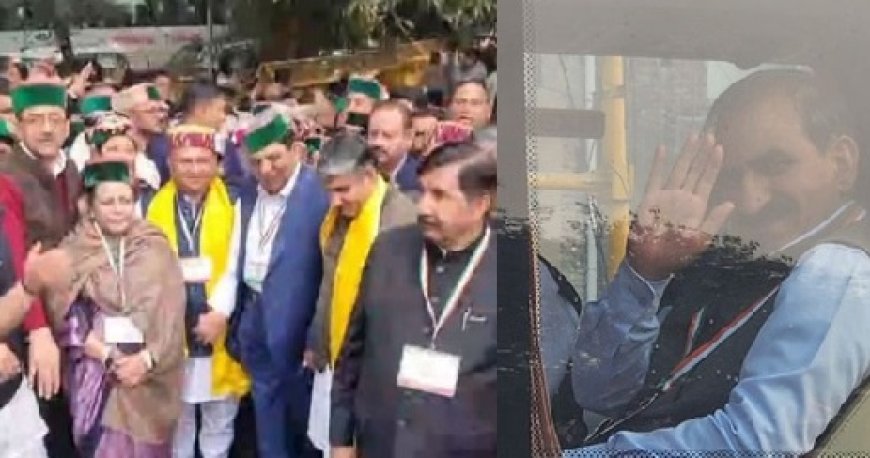 नई दिल्ली के रामलीला मैदान में  'वोट चोर- गद्दी छोड़' अभियान में सीएम सुक्खू समेत अन्य नेता हुआ शामिल 