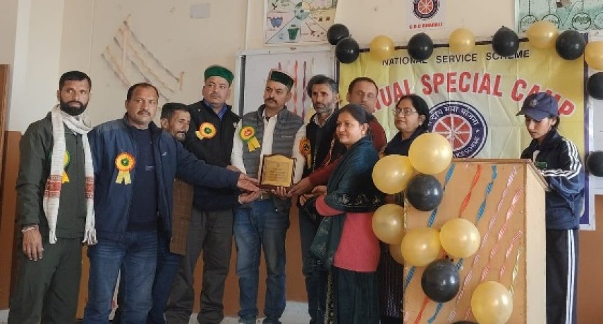 राजकीय महाविद्यालय भरली में राष्ट्रीय सेवा योजना के सप्त दिवसीय शिविर का रंगारंग आगाज