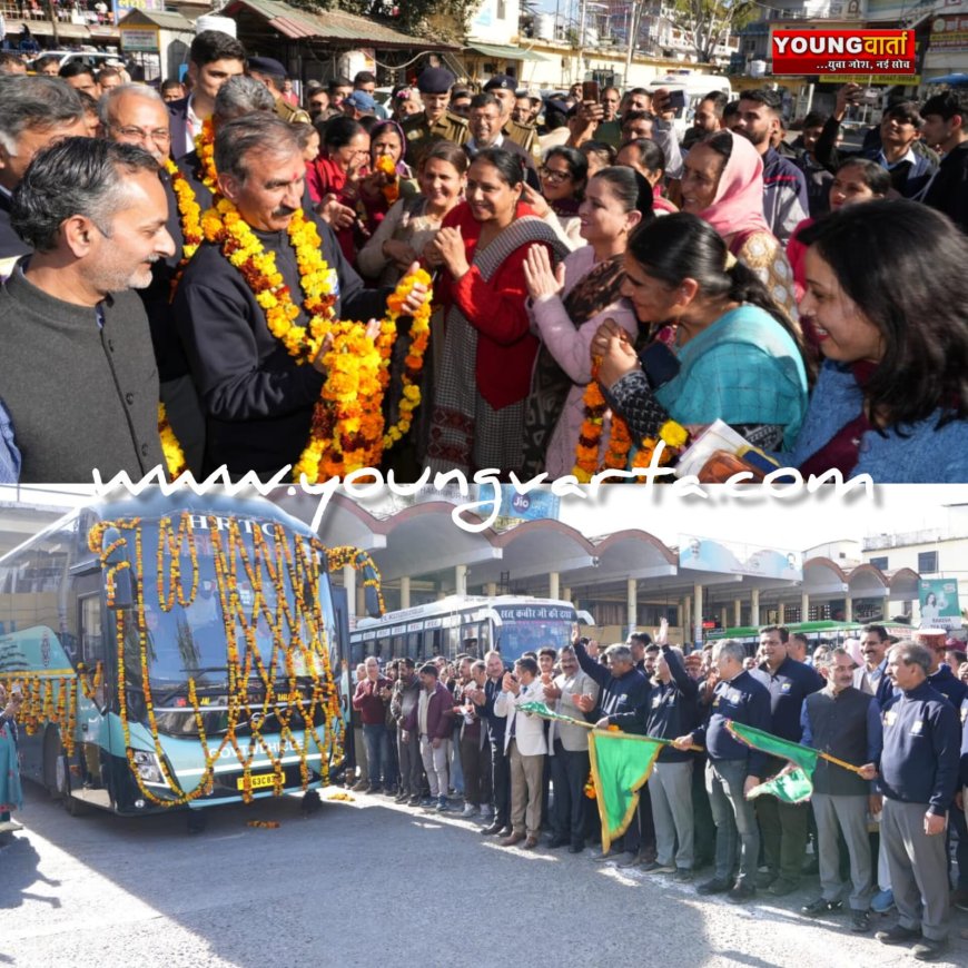 नादौन-हमीरपुर-घुमारवीं से दिल्ली को मिली वॉल्वो बस सेवा , मुख्यमंत्री ने किया  शुभारंभ  