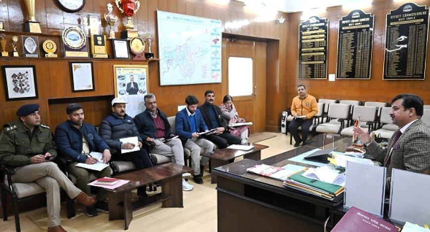 शोघी और तारादेवी के बीच में विभिन्न स्थानों पर बनाई जाएगी अस्थाई चेकपोस्ट : अनुपम कश्यप 