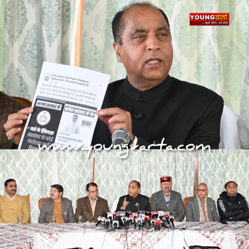 विपक्ष के लोगों पर बेवजह बनाए जा रहे हैं मुकदमे , जयराम ठाकुर की अधिकारियों को नसीहत बोले , अपनी सीमाएं न लांघे 