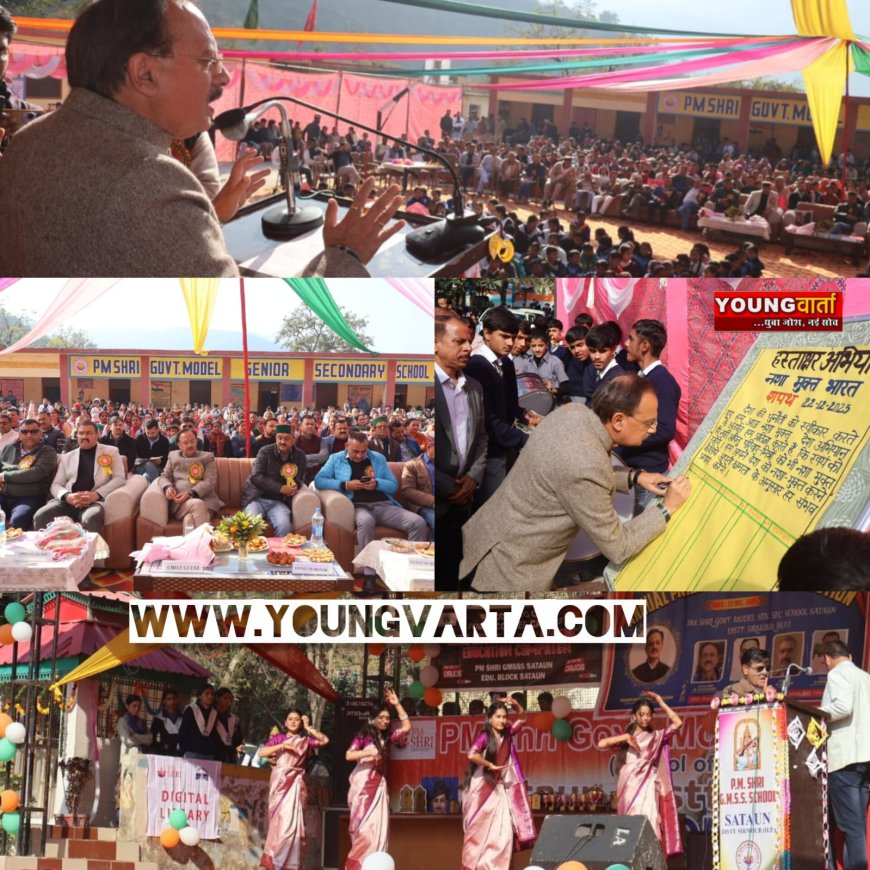 शिलाई क्षेत्र में विकास कार्यों के लिए स्वीकृत किया गया 300 करोड़ से अधिक का बजट : हर्षवर्धन चौहान 