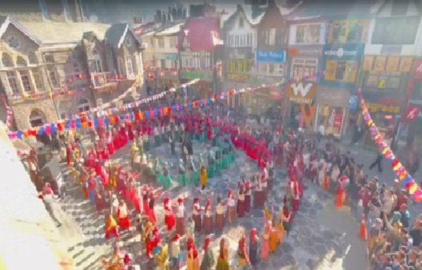 शिमला के माल रोड पर महानाटी व सांस्कृतिक परेड के साथ के साथ विंटर कार्निवल का आगाज 