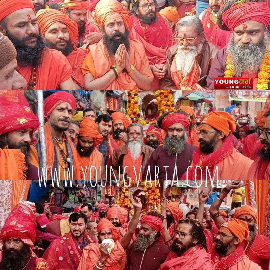 मां भगवती जागरण से पूर्व निकाली माता मायादेवी की भव्य शोभायात्रा