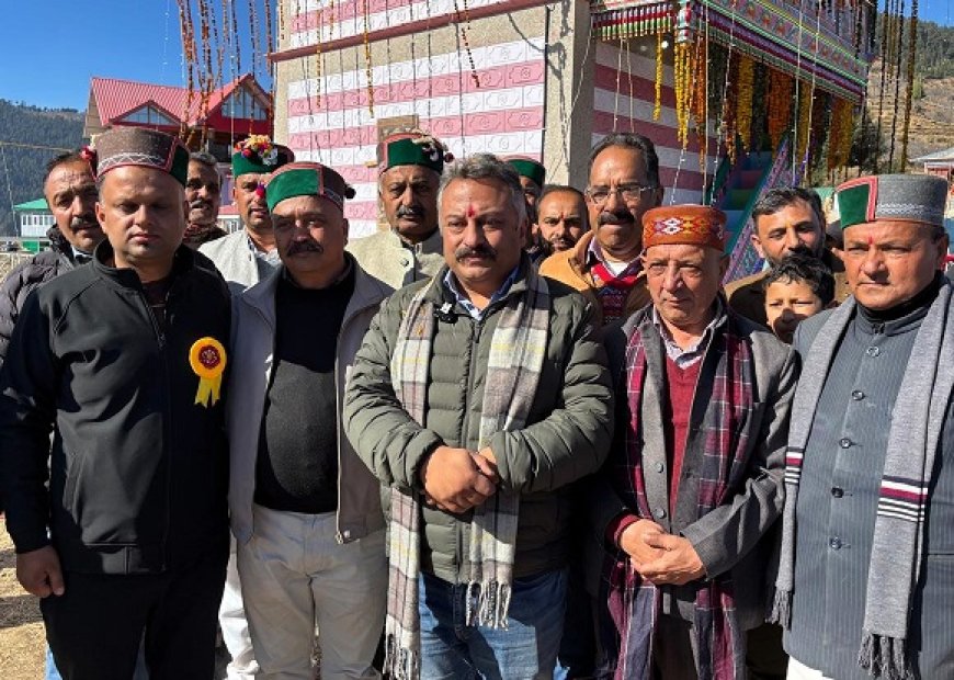 शिक्षा मंत्री ने अडेवग में डोम देवता खांटा के देव शांत यज्ञ में की शिरकत