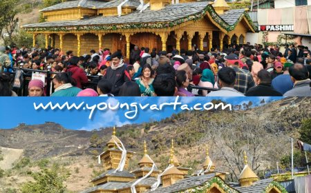 पश्मी में छत्रधारी चालदा महाराज के दरबार नव वर्ष पर हजारों श्रद्धालुओं ने नवाया शीश