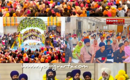 नव वर्ष के पहले दिन गुरुद्वारा पांवटा साहिब में उमड़ा आस्था का सैलाब , श्रद्धालुओं ने गुरु कर दर नवाया शीश 