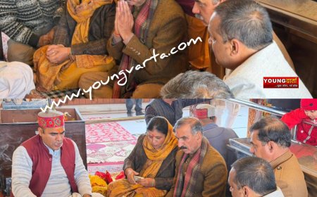 प्रदेशवासियों के सुख, शांति और समृद्धि की कामना के लिए तारा देवी मंदिर में पहुंचे सीएम सुक्खू 