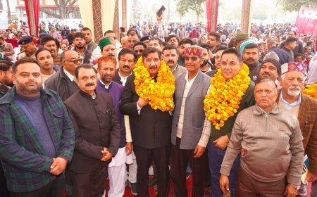 ऊना जिले में चले हैं पेयजल-सिंचाई-तटीकारण के 1 हजार करोड़ के काम : मुकेश अग्निहोत्री