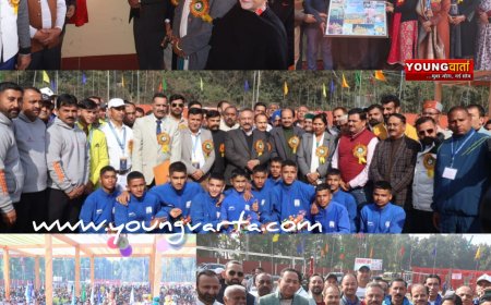 शिक्षा के साथ खेल-कूद स्पर्धाओं व सुविधाओं से बच्चों का समग्र विकास हो रहा सुनिश्चित : रोहित ठाकुर