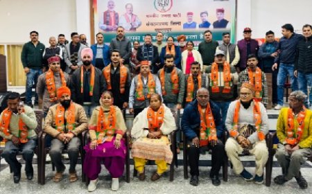 पालमपुर भाजपा का जयराम को जन्मदिन का तोहफा, हाथ छोड़ 16 कांग्रेसी परिवारों ने पकड़ा कमल