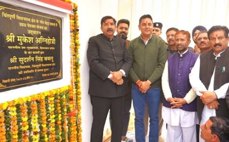 चिंतपूर्णी विस क्षेत्र में जल शक्ति योजनाओं से सुदृढ़ हो रहा आधारभूत ढांचा