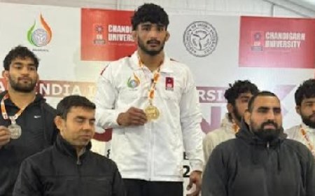 उपलब्धि : मंडी के पहलवान नवीन कुमार गुज्जर ने शानदार प्रदर्शन करते हुए स्वर्ण पदक किया अपने नाम 