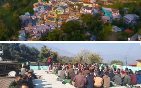 समाज हित में आन्जभोज के टौरू गांव का ऐतिहासिक फैसला समाज को दिया विशेष संदेश 