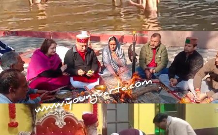 मकर संक्रांति पर सिरमौर के धार्मिक स्थलों में उमड़ी श्रद्धालुओं की भीड़ , दिन भर मन्दिरों में लगी रही श्रद्धालुओं की कतारें 