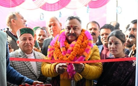 शिक्षा मंत्री ने पुजारली-4 में पंचायत/सामुदायिक भवन का किया लोकार्पण 