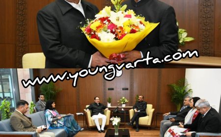 मुख्यमंत्री ने केन्द्रीय स्वास्थ्य मंत्री से की भेंट , आयुष्मान भारत योजना में केन्द्रीय सहयोग का आग्रह