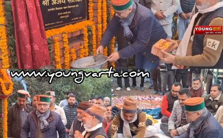 88.5 लाख रुपए की लागत से होगा भूड़पुर सड़क का निर्माण , विधायक अजय सोलंकी ने किया शिलान्यास 