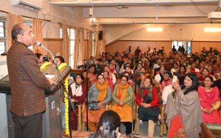 कुल्लू में भाजपा संयुक्त मोर्चा सम्मेलन आयोजित : नेता प्रतिपक्ष जयराम ने कांग्रेस के 'भ्रम' को बेनकाब करने का दिया मंत्र 