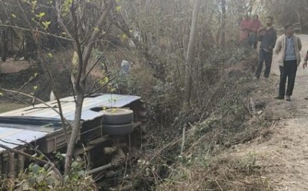 मंडी से सरकाघाट जा रही एचआरटीसी की एक बस दुर्घटनाग्रस्त,कई यात्री घायल  