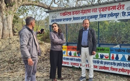 डीसी गंधर्वा राठौड़ ने सुजानपुर की पंचायतों का दौरा करके विकास कार्यों का लिया जायजा