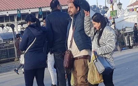 सर्दी के सीजन में अभी तक बारिश व बर्फबारी नहीं होने से पर्यटन कारोबार प्रभावित