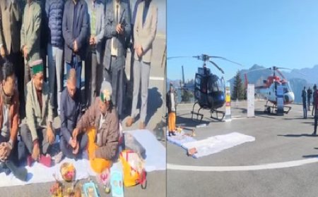 सीएम ने संजौली हेलीपोर्ट से हेली टैक्सी सेवाओं का किया शुभारंभ