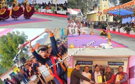 कमरऊ में तहसीलदार ओम प्रकाश ठाकुर ने ध्वजारोहण कर तिरंगे को दी सलामी 