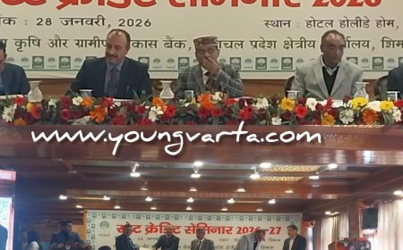 हिमाचल को कृषि और ग्रामीण विकास के साथ एमएसएमई क्षेत्र को 45809.93 करोड़ के ऋण देना नाबार्ड 