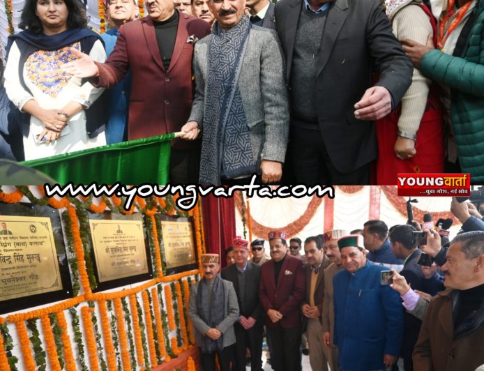 मुख्यमंत्री ने मनाली में किया 63.56 करोड़ रुपये की परियोजनाओं के उद्घाटन एवं शिलान्यास