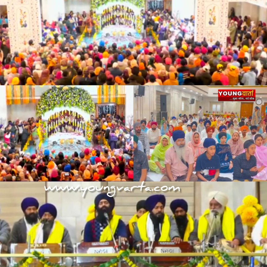नव वर्ष के पहले दिन गुरुद्वारा पांवटा साहिब में उमड़ा आस्था का सैलाब , श्रद्धालुओं ने गुरु कर दर नवाया शीश 