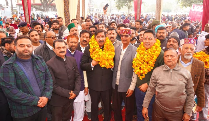 ऊना जिले में चले हैं पेयजल-सिंचाई-तटीकारण के 1 हजार करोड़ के काम : मुकेश अग्निहोत्री