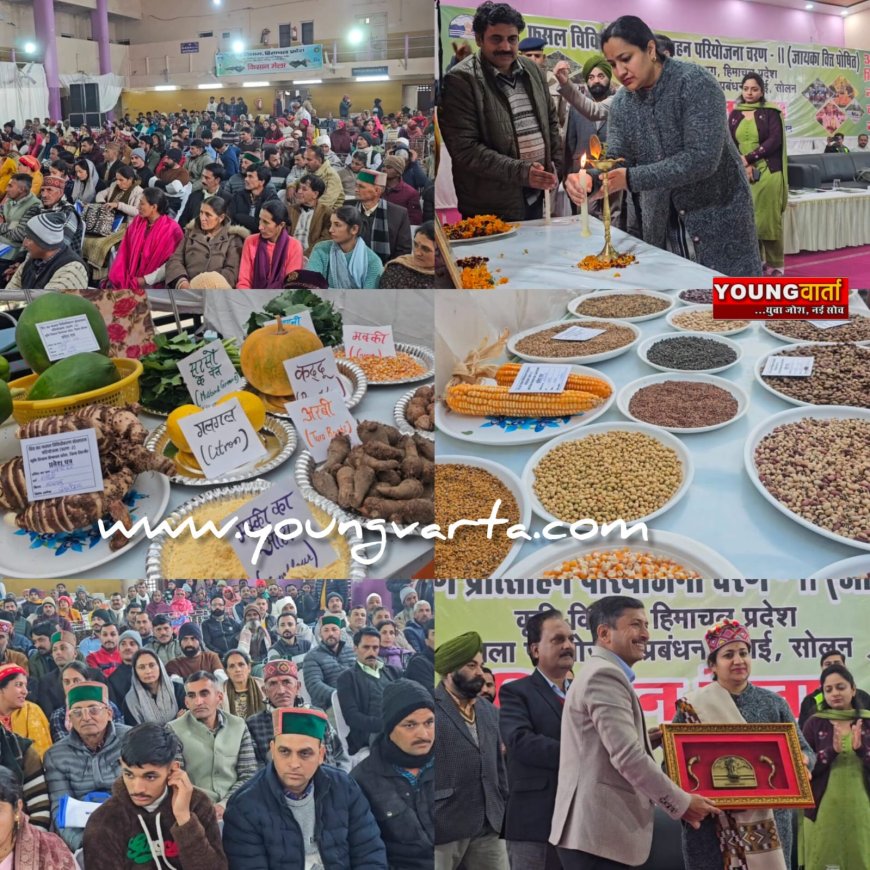 किसान मेला सिरमौर और सोलन के सैंकड़ों किसानों ने लिया हिस्सा , प्राकृतिक खेती को बढ़ावा देना मुख्य मकसद 