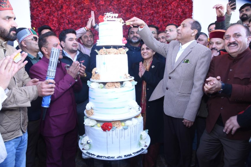 61वें वर्ष में जयराम ठाकुर ने किया प्रवेश , जन्मदिन पर भावनाओं का सैलाब , प्रदेश भर से उमड़ा स्नेह 