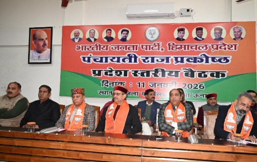 "व्यवस्था परिवर्तन" के नाम पर "व्यवस्था का पतन": ऊना में सुक्खू सरकार पर बरसे नेता प्रतिपक्ष जयराम ठाकुर 