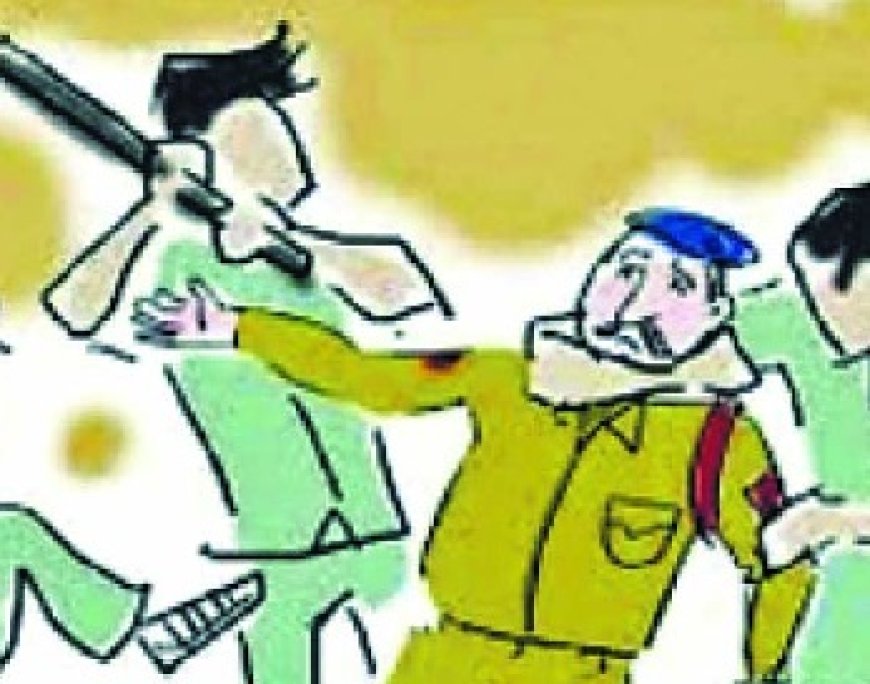 चरस तस्कर को दबोचने के बाद कार्रवाई में जुटी पुलिस टीम पर ग्रामीणों ने किया पथराव हमला,मामला दर्ज